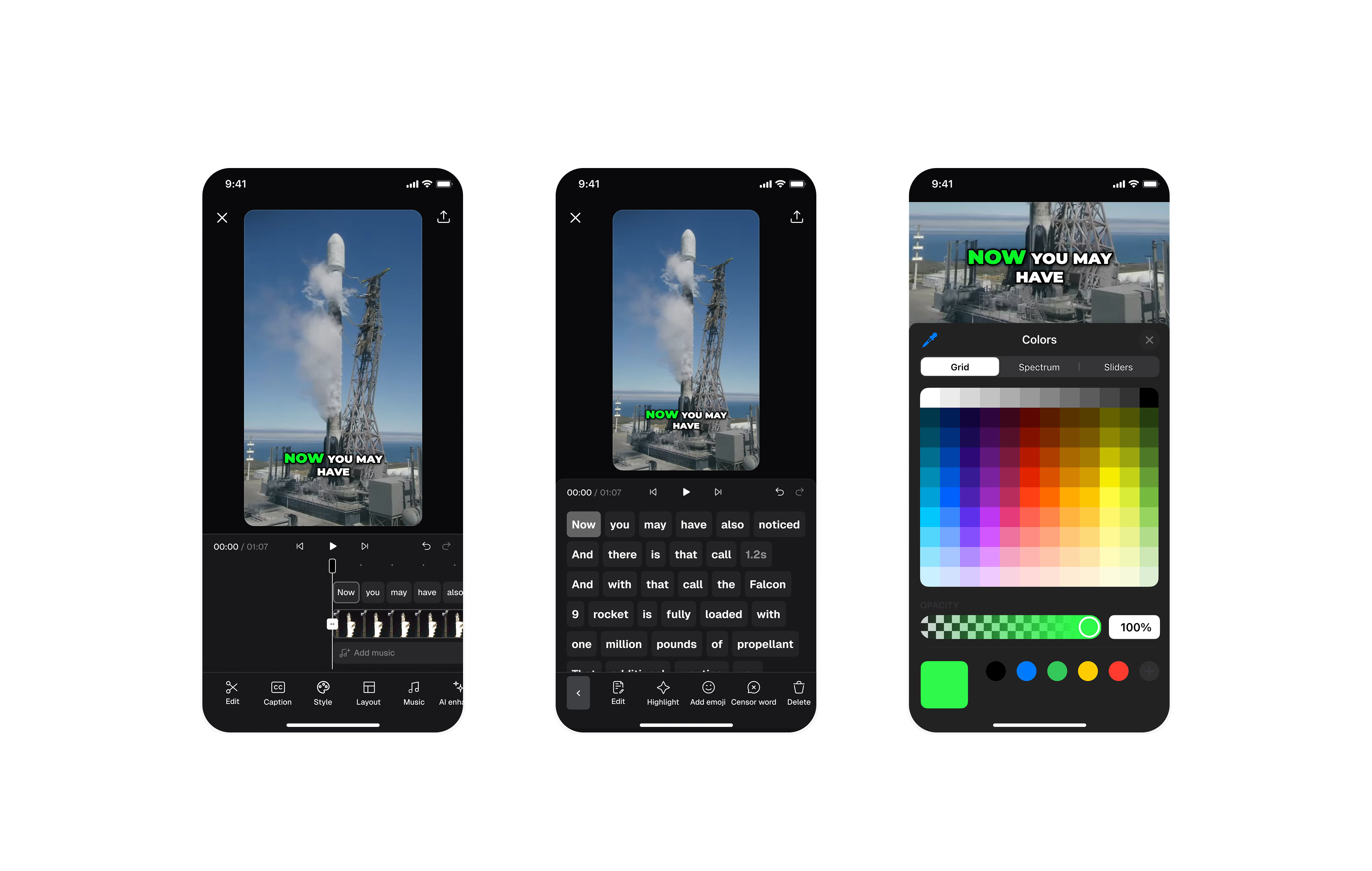 Add editing features